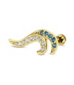 Beautiful Crystal Ear Piercing TIP-2716